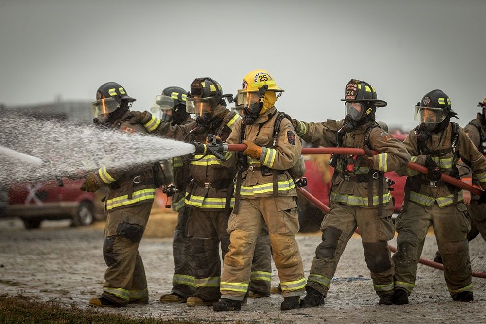Live Firefighter Training