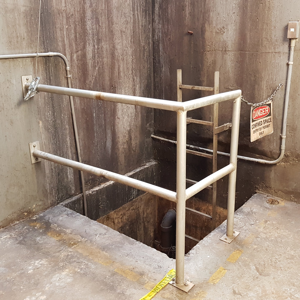 Confined Space Entry in concrete