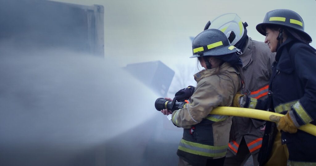 Firefighter training banner